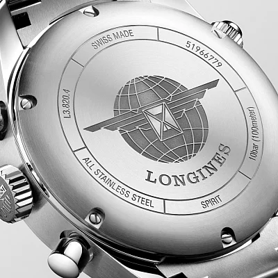 Longines Spirit COSC Chronometer Column-Wheel Chronograph L3.820.4.73.6