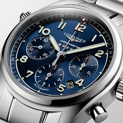 Longines Spirit COSC Chronometer Column-Wheel Chronograph L3.820.4.93.6