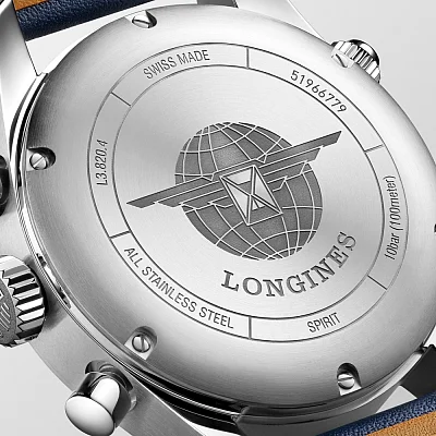 Longines Spirit COSC Chronometer Column-Wheel Chronograph L3.820.4.93.0