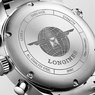 Longines Spirit COSC Chronometer Column-Wheel Chronograph L3.820.4.93.6