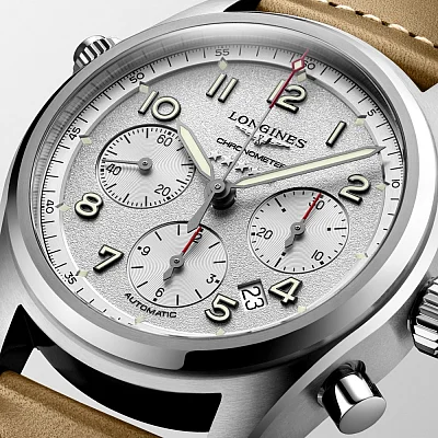 Longines Spirit COSC Chronometer Column-Wheel Chronograph Strap XL L3.820.4.73.4