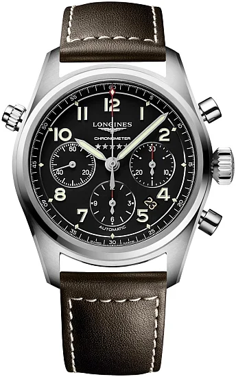 Longines Spirit COSC Chronometer Column-Wheel Chronograph Strap XL L38204533