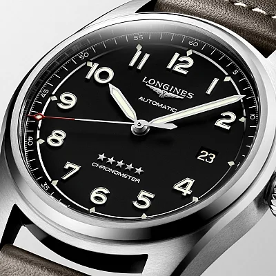 Longines Spirit COSC Chronometer Strap XL L3.810.4.53.3