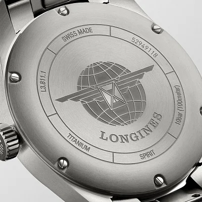 Longines Spirit COSC Chronometer Titanium L3.811.1.53.6