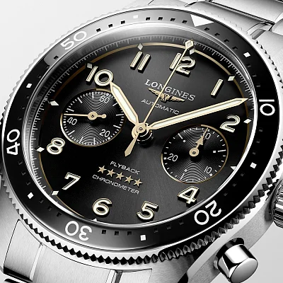 Longines Spirit Flyback Chronograph COSC Chronometer L3.821.4.53.6