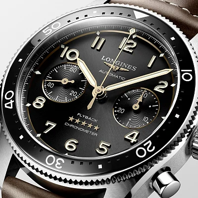 Longines Spirit Flyback Chronograph COSC Chronometer L3.821.4.53.2