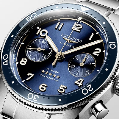 Longines Spirit Flyback Chronograph COSC Chronometer L3.821.4.93.6