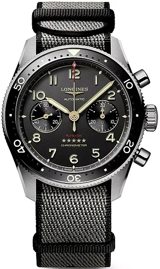 Longines Spirit Flyback Chronograph COSC Chronometer Titanium NATO L38211532