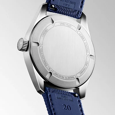 Longines Spirit Pilot 39mm COSC Chronometer Blue L3.809.4.93.9