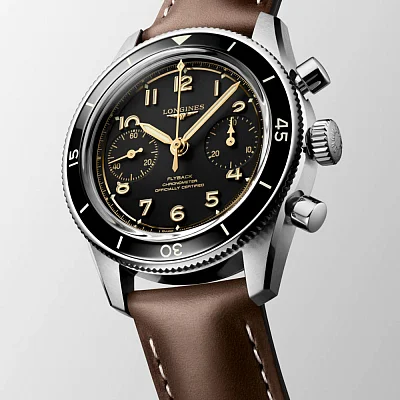 Longines Spirit Pilot Flyback Column-Wheel Chronograph COSC Chronometer L3.721.4.53.2