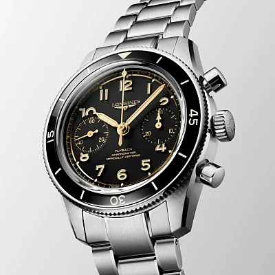 Longines Spirit Pilot Flyback Column-Wheel Chronograph COSC Chronometer L3.721.4.53.6