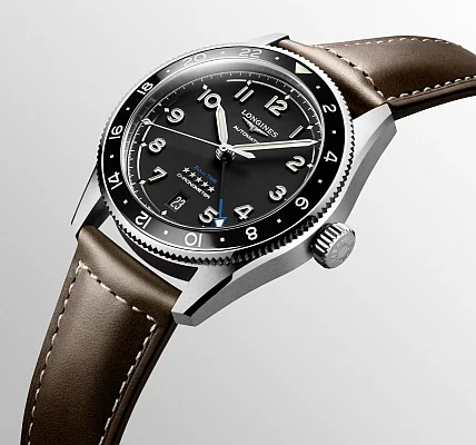 Longines Spirit Zulu Time 39mm GMT COSC Chronometer L3.802.4.53.2