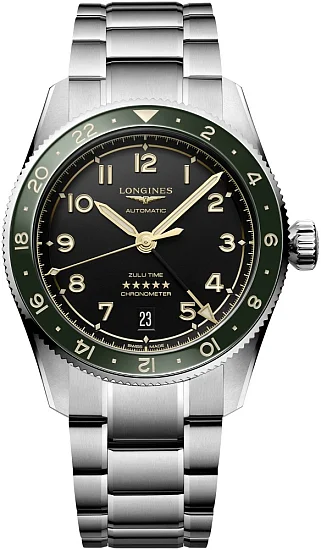 Longines Spirit Zulu Time 39mm GMT COSC Chronometer L38024636