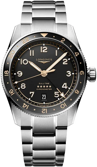 Longines Spirit Zulu Time 39mm GMT COSC Chronometer L38024506