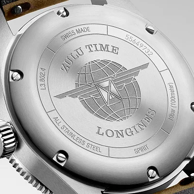 Longines Spirit Zulu Time 39mm GMT COSC Chronometer L3.802.4.63.2