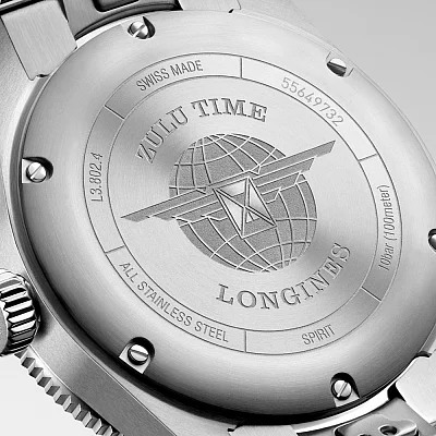 Longines Spirit Zulu Time 39mm GMT COSC Chronometer L3.802.4.50.6