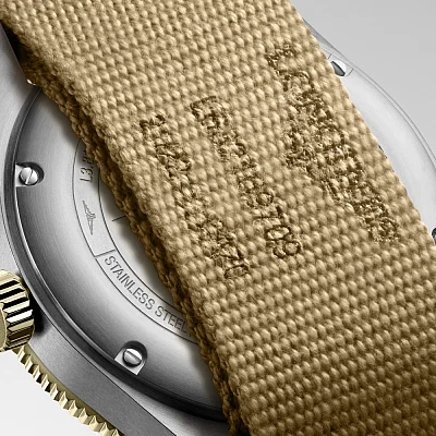 Longines Spirit Zulu Time 42mm GMT COSC Chronometer 18k Gold Bezel L3.812.5.53.9