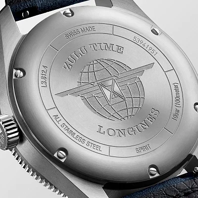 Longines Spirit Zulu Time 42mm GMT COSC Chronometer L3.812.4.93.2