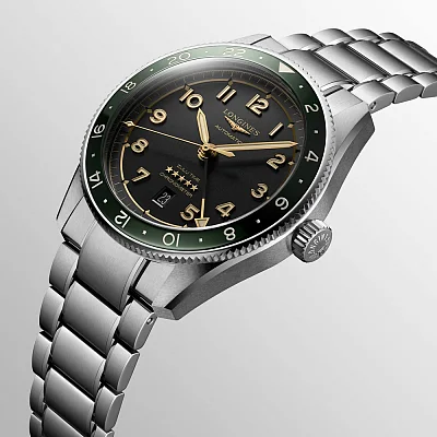 Longines Spirit Zulu Time 42mm GMT COSC Chronometer L3.812.4.63.6