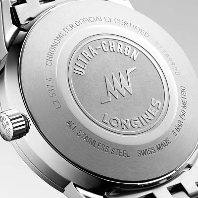 Longines Ultra-Chron Classic 37mm COSC Utra-Chronometer L2.537.4.72.6