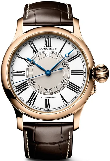 Longines Weems Second Setting Watch 18k Rose Gold L27138210
