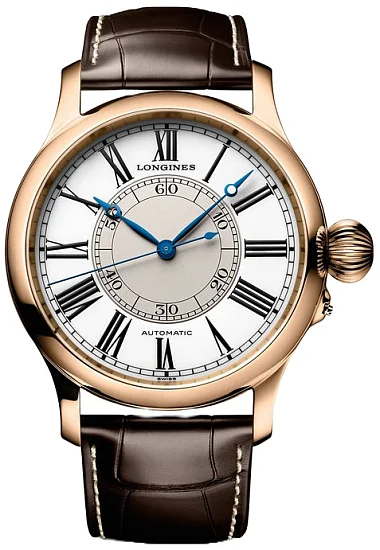 Longines Weems Second Setting Watch 18k Rose Gold L27138210