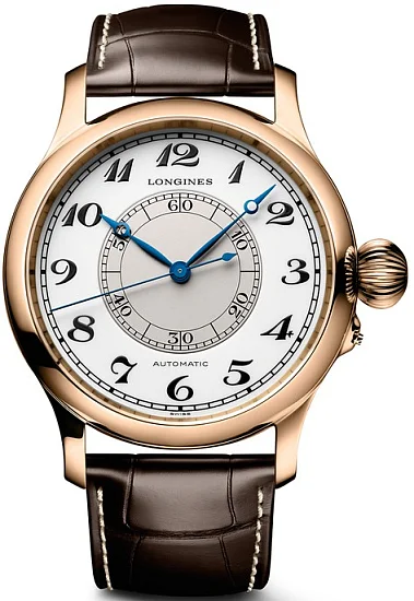 Longines Weems Second Setting Watch 18k Rose Gold L27138230