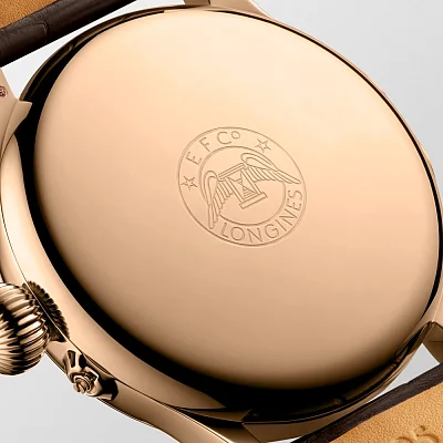 Longines Weems Second Setting Watch Red Gold L2.713.8.11.0