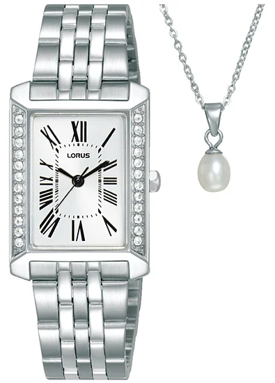 Lorus Lady Classic Rectangular Set RG245YX9