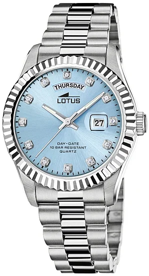 Lotus Freedom Day-Date Ice Blue L18854/9