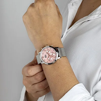 Lotus Trendy Pink Pearl Chrono L18676/2