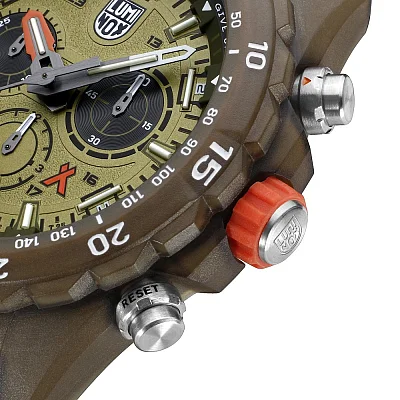 Luminox Bear Grylls Survival 3740 Chrono Master Eco TIDE Series Military Green XB.3757.ECO