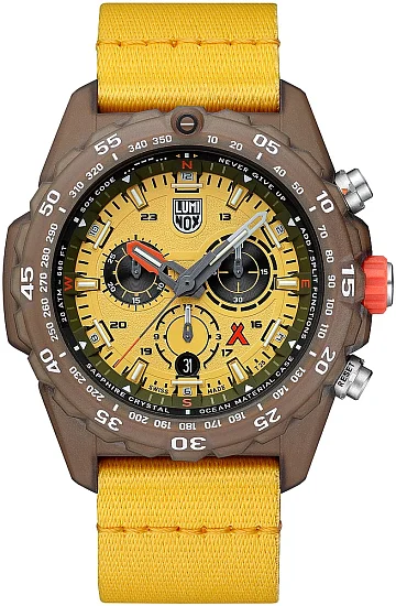 Luminox Bear Grylls Survival 3740 Chrono Master Eco TIDE Series Yellow XB3745ECO