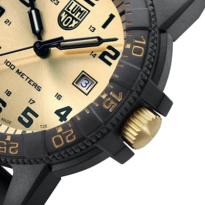 Luminox Leatherback Sea Turtle Giant 0320 Series Gold Dial XS.0325.GP