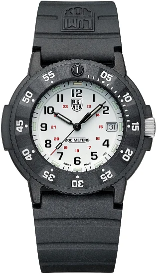 Luminox Original Navy SEAL 3000 Series Black & White Sapphire XS3007EVOS