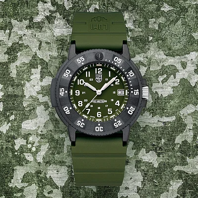 Luminox Original Navy SEAL 3000 Series Camo Green Sapphire XS.3013.EVO.S