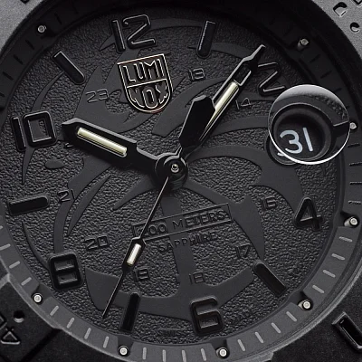 Luminox Original Navy SEAL 3600 Series Blackout Navy SEAL Foundation Special Edition XS.3601.BO.NSF