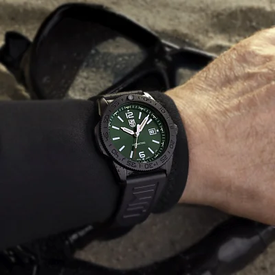Luminox Pacific Diver 44mm Black PVD Green Dial XS.3137.B