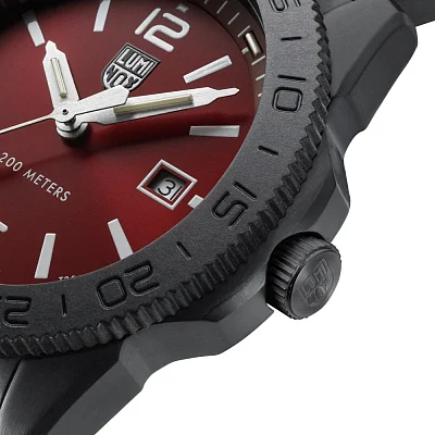 Luminox Pacific Diver 44mm Black PVD Red Dial XS.3135.B
