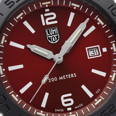 Luminox Pacific Diver 44mm Black PVD Red Dial XS.3135.B