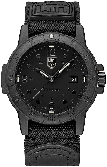 Luminox G Sea Bass 2000 Series Blackout Velcro Strap X22001BOF