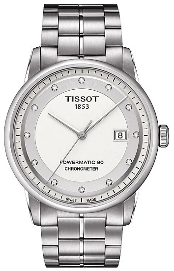 Tissot Luxury Powermatic 80 Automatic Diamonds COSC Chronometer T0864081101600