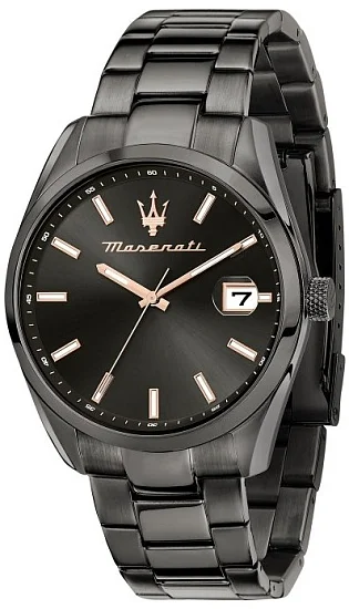 Maserati Attrazione Black Dial Black Bracelet R8853151015