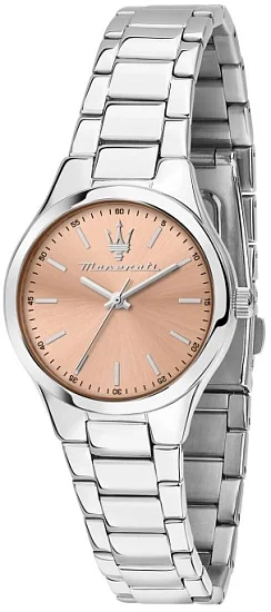 Maserati Attrazione Lady Silver Bracelet Pink Dial R8853151507