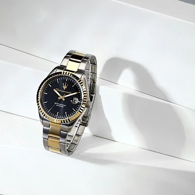 Maserati Competizione Blue Dial Steel Bracelet R8853100042