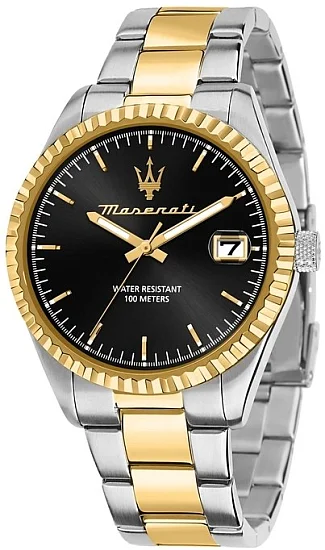 Maserati Competizione Blue Dial Steel Bracelet R8853100042