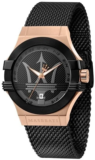 Maserati Potenza Black Bracelet Mesh R8853108010