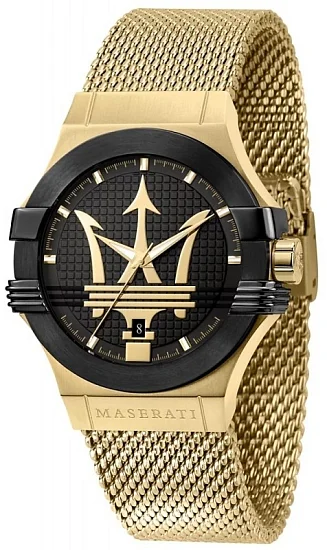 Maserati Potenza Yellow Gold Bracelet Mesh R8853108006