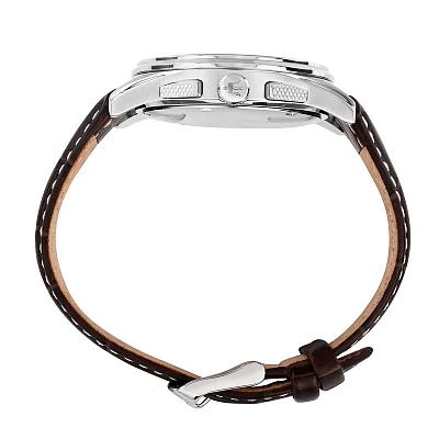 Maserati Sorpasso Brown Leather Strap Chrono R8871624010