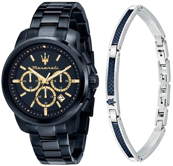 Maserati Successo Dark Bracelet Set R8873621042